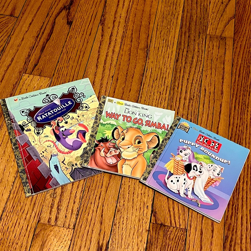 Disney Little Golden Book Bundle (3 Books)